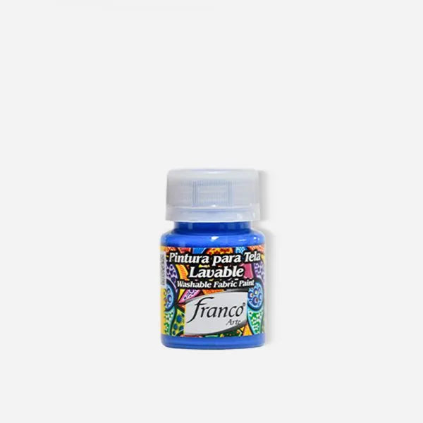 7707227483434 Pintura Para Tela Franco Arte Pintura Para Tela 30 ml Azul Primario Para Tela Cartel Arte & Papelería