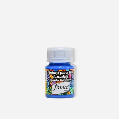 7707227483434 Pintura Para Tela Franco Arte Pintura Para Tela 30 ml Azul Primario Para Tela Cartel Arte & Papelería