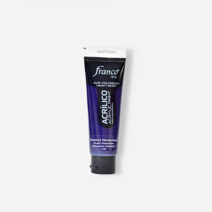 7707227484028 Pintura Acrilica Profesional Franco Arte Pintura Acrílica 100 ml Violeta Dioxacina Profesional Cartel Arte & Papelería