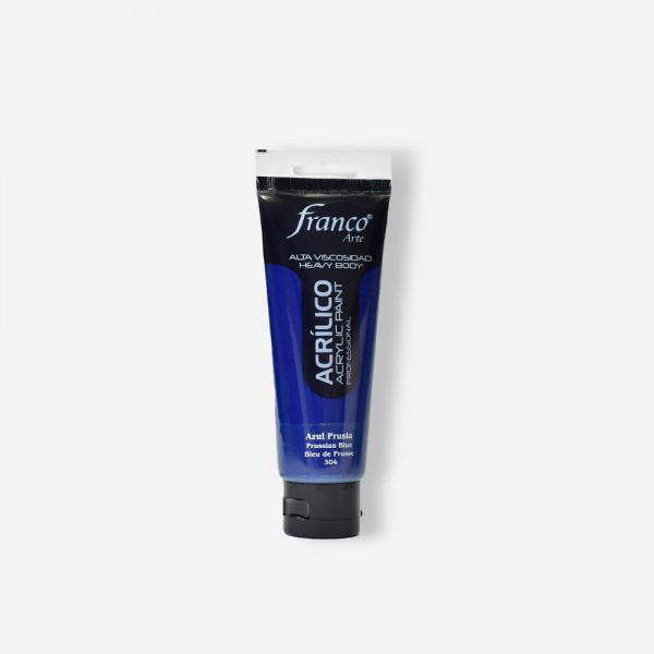 7707227484073 Pintura Acrilica Profesional Franco Arte Pintura Acrílica 100 ml Azul Prusia Profesional Cartel Arte & Papelería