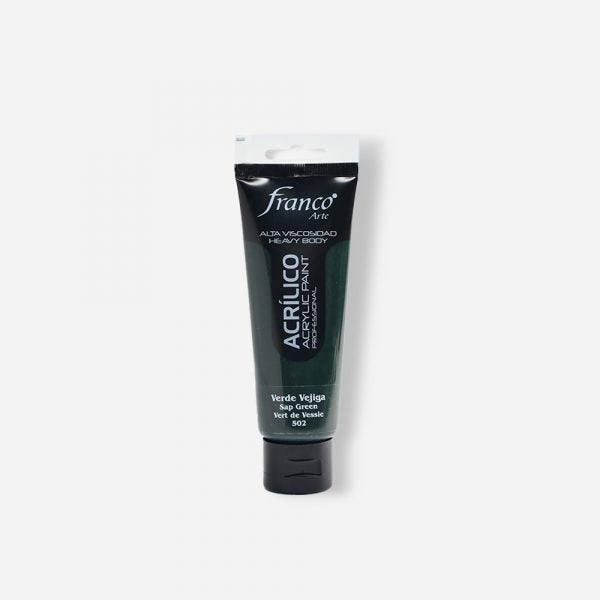 7707227484127 Pintura Acrilica Profesional Franco Arte Pintura Acrílica 100 ml Verde Profesional Cartel Arte & Papelería