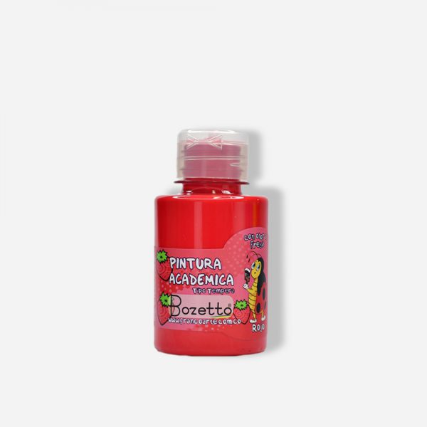 7707227484813 Tempera Con Olor Franco Arte 120 ml Tempera 120 ml Rojo Con Olor Cartel Arte & Papelería