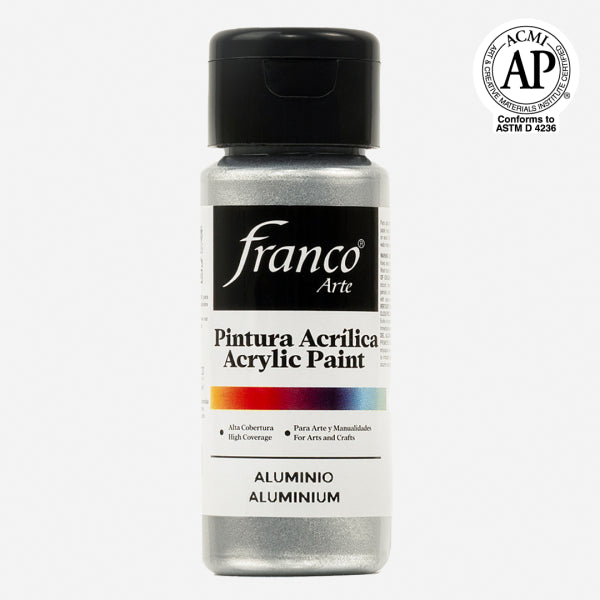 7707227485186 Pintura Acrilica Franco Arte Pintura Acrílica 60 ml Aluninio Acrílica Cartel Arte & Papelería