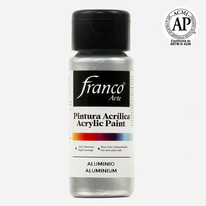 7707227485186 Pintura Acrilica Franco Arte Pintura Acrílica 60 ml Aluninio Acrílica Cartel Arte & Papelería