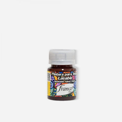 7707227485377 Pintura Para Tela Franco Arte Pintura Para Tela 30 ml Marron Oscuro Para Tela Cartel Arte & Papelería