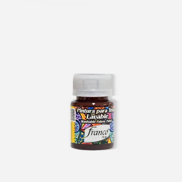 7707227485377 Pintura Para Tela Franco Arte Pintura Para Tela 30 ml Marron Oscuro Para Tela Cartel Arte & Papelería