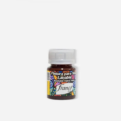 7707227485377 Pintura Para Tela Franco Arte Pintura Para Tela 30 ml Marron Oscuro Para Tela Cartel Arte & Papelería