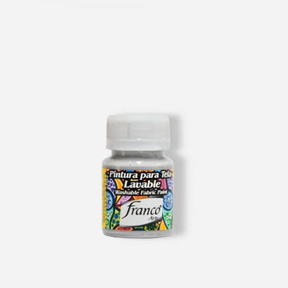7707227485384 Pintura Para Tela Franco Arte Pintura Para Tela 30 ml Gris Para Tela Cartel Arte & Papelería