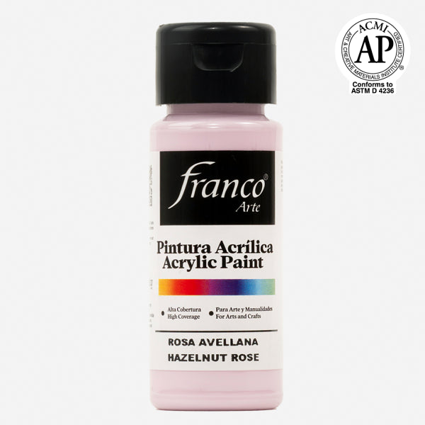 7707227485681 Pintura Acrilica Franco Arte Pintura Acrílica 60 ml Rosa Avellana Acrílica Cartel Arte & Papelería