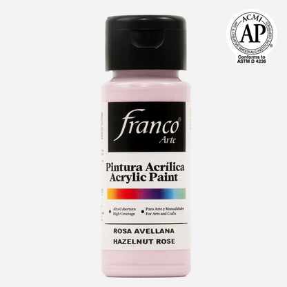 7707227485681 Pintura Acrilica Franco Arte Pintura Acrílica 60 ml Rosa Avellana Acrílica Cartel Arte & Papelería