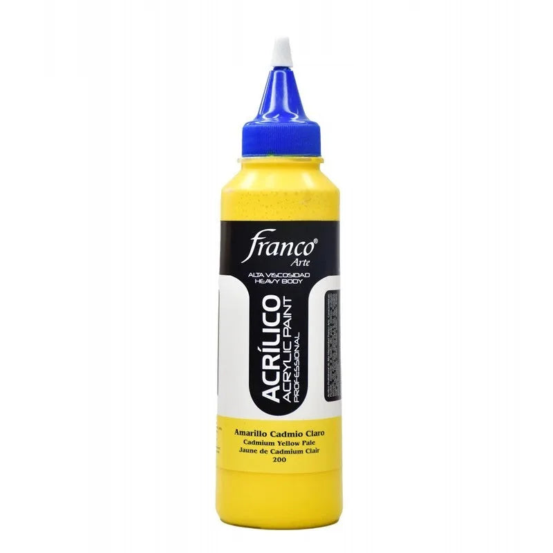 7707227485858 Pintura Acrilica Profesional Franco Arte Pintura Acrílica 300 ml Amarillo Profesional Cartel Arte & Papelería