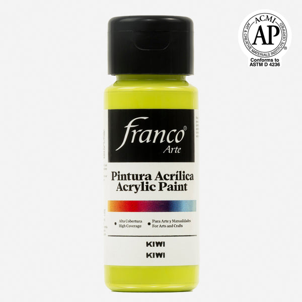 7707227486305 Pintura Acrilica Franco Arte Pintura Acrílica 60 ml Kiwi Acrílica Cartel Arte & Papelería