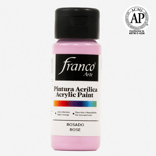 7707227486329 Pintura Acrilica Franco Arte Pintura Acrílica 60 ml Rosado Acrílica Cartel Arte & Papelería