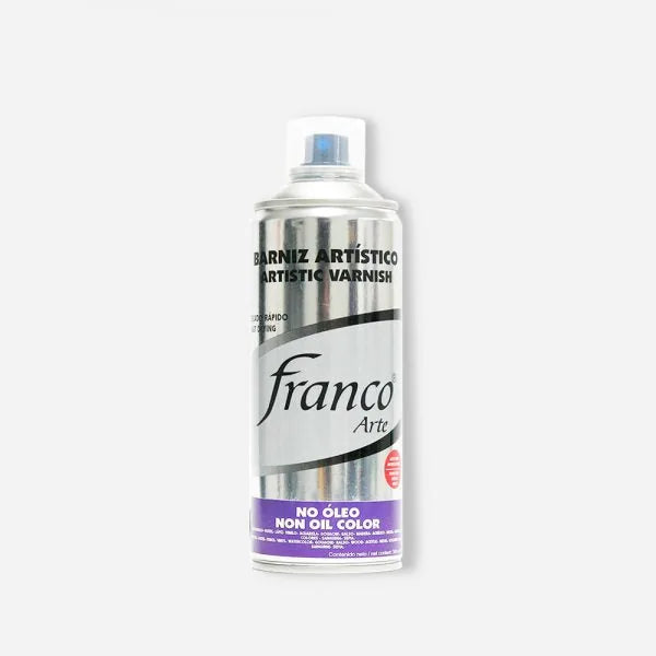 7707227487012 Barniz Franco Arte Barniz 300 cm3 - 10 oz No Oleo Brillante Aerosol Cartel Arte & Papelería
