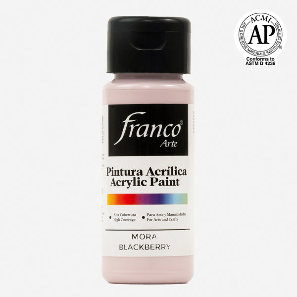 7707227487395 Pintura Acrilica Franco Arte Pintura Acrílica 60 ml Mora Acrílica Cartel Arte & Papelería