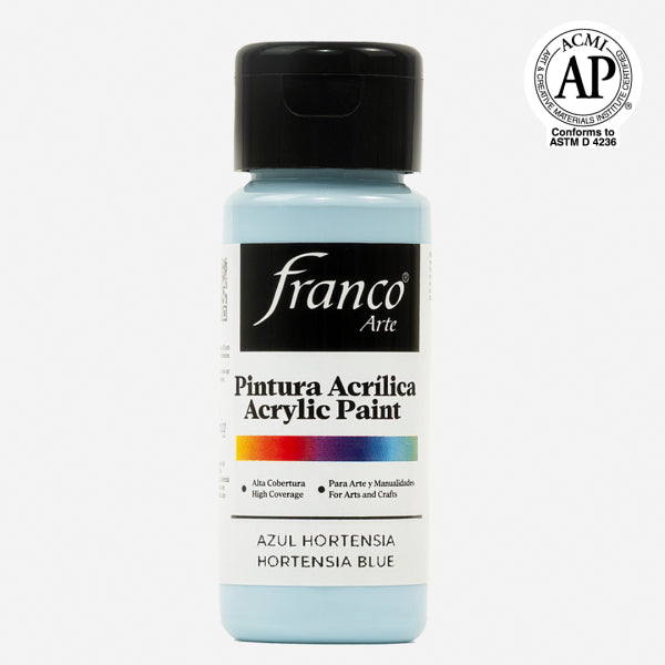 7707227487432 Pintura Acrilica Franco Arte Pintura Acrílica 60 ml Azul Hortensia Acrílica Cartel Arte & Papelería