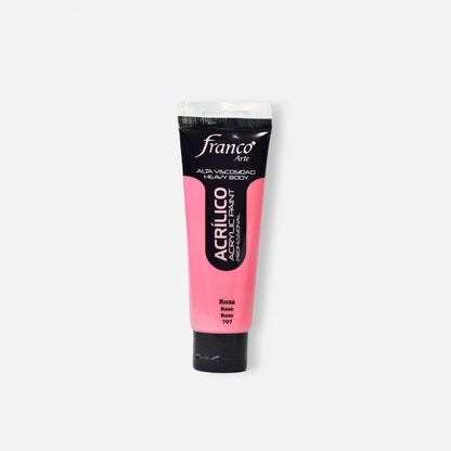 7707227489061 Pintura Acrilica Profesional Franco Arte Pintura Acrílica 100 ml Rosa Profesional Cartel Arte & Papelería
