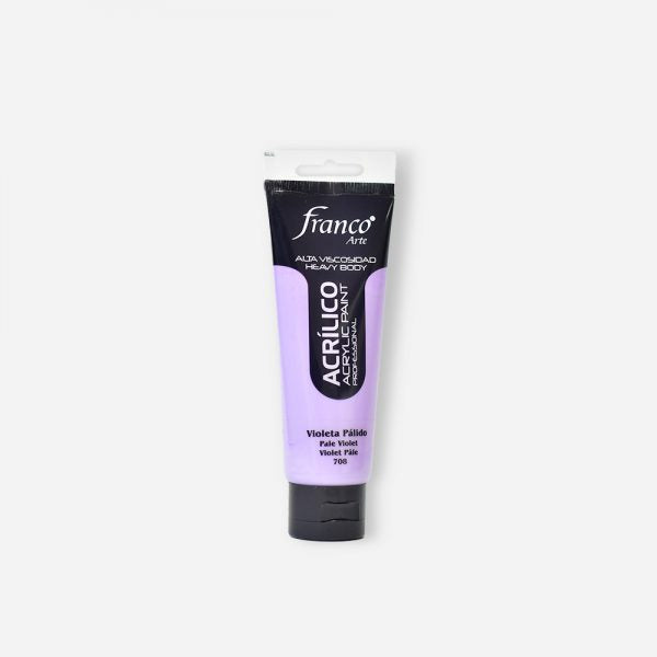 7707227489078 Pintura Acrilica Profesional Franco Arte Pintura Acrílica 100 ml Violeta Pálido Profesional Cartel Arte & Papelería