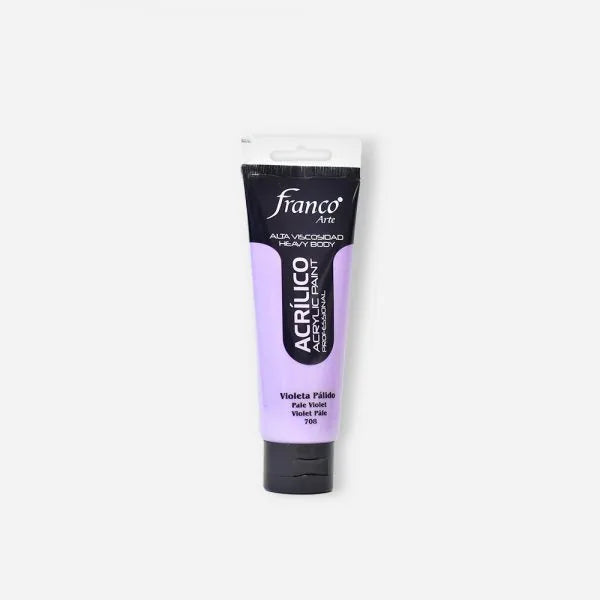 7707227489078 Pintura Acrilica Profesional Franco Arte Pintura Acrílica 100 ml Violeta Pálido Profesional Cartel Arte & Papelería