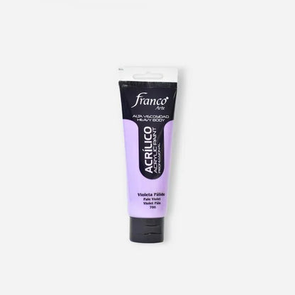 7707227489078 Pintura Acrilica Profesional Franco Arte Pintura Acrílica 100 ml Violeta Pálido Profesional Cartel Arte & Papelería