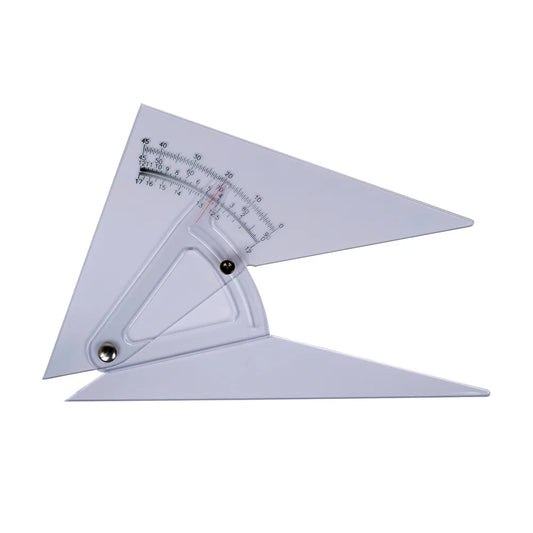 7707262481761 Escuadra Ajustable Mornsun 25 cm Triangular Rf 03201 Transparente Cartel Arte & Papelería