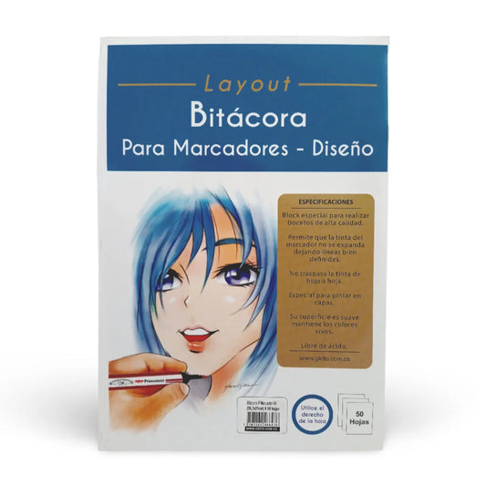 7707262486476 Bitacora Layout Reflex Bitácora 75 gr Cartel Arte & Papelería