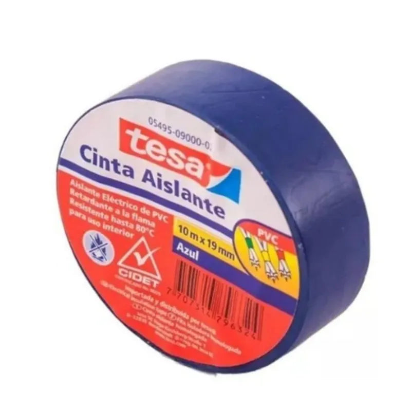 7707314796324 Cinta Aislante Tesa Cinta Aislante Unidad Azul Aislante Cartel Arte & Papelería