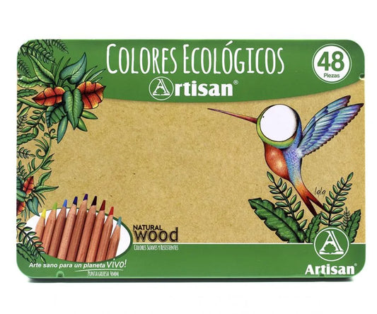 7709677942172 Colores Ecologicos Artisan X 48 Unidades Surtido Colores Ecologicos Cartel Arte & Papelería