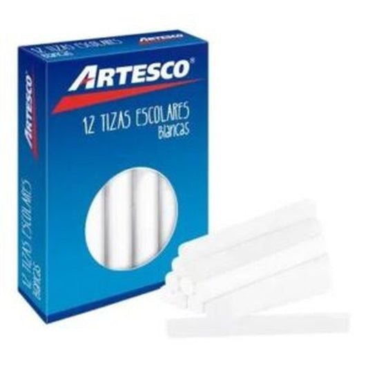 7750082048263 Tiza Artesco Artesco Escolares Tiza X 12 Unidades Blanco Tiza Artesco Cartel Arte & Papelería