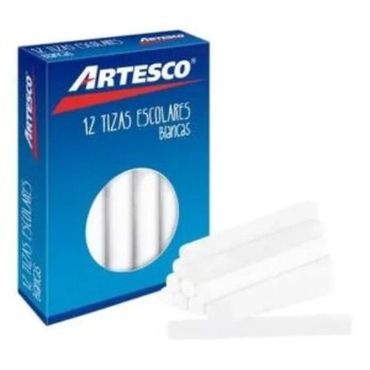 7750082048263 Tiza Artesco Artesco Escolares Tiza X 12 Unidades Blanco Tiza Artesco Cartel Arte & Papelería