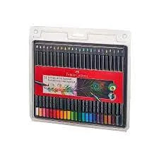 7891360646419 Caja Colores Faber Castell Lápices de colores X 24 Unidades Surtido Super Soft Cartel Arte & Papelería