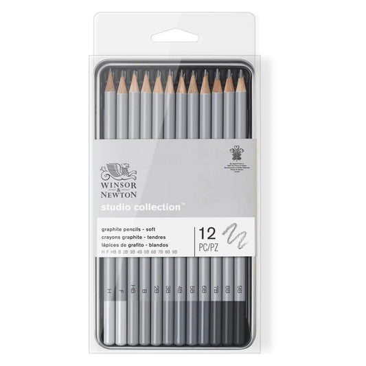 884955064849 Caja Lapiz Winsor Lápiz de Carboncillo X 12 Unidades Surtido RF 0490007 Cartel Arte & Papelería