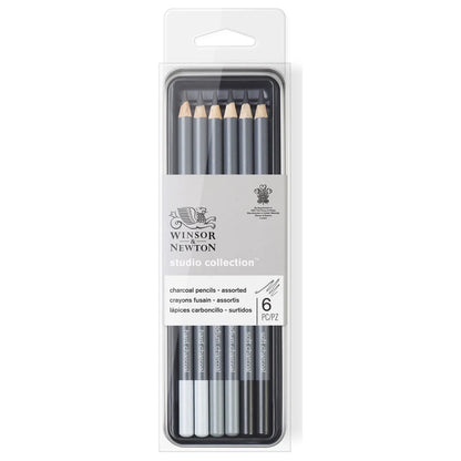 884955069677 Caja Lapiz Winsor Lápiz de Carboncillo X 6 Unidades Surtido RF0490025 Cartel Arte & Papelería