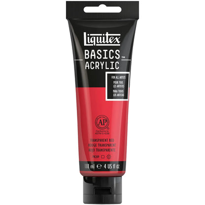 887452031123 Acrilico Liquitex Pintura Acrílica 118 ml Rojo Transparente RF 047 Cartel Arte & Papelería