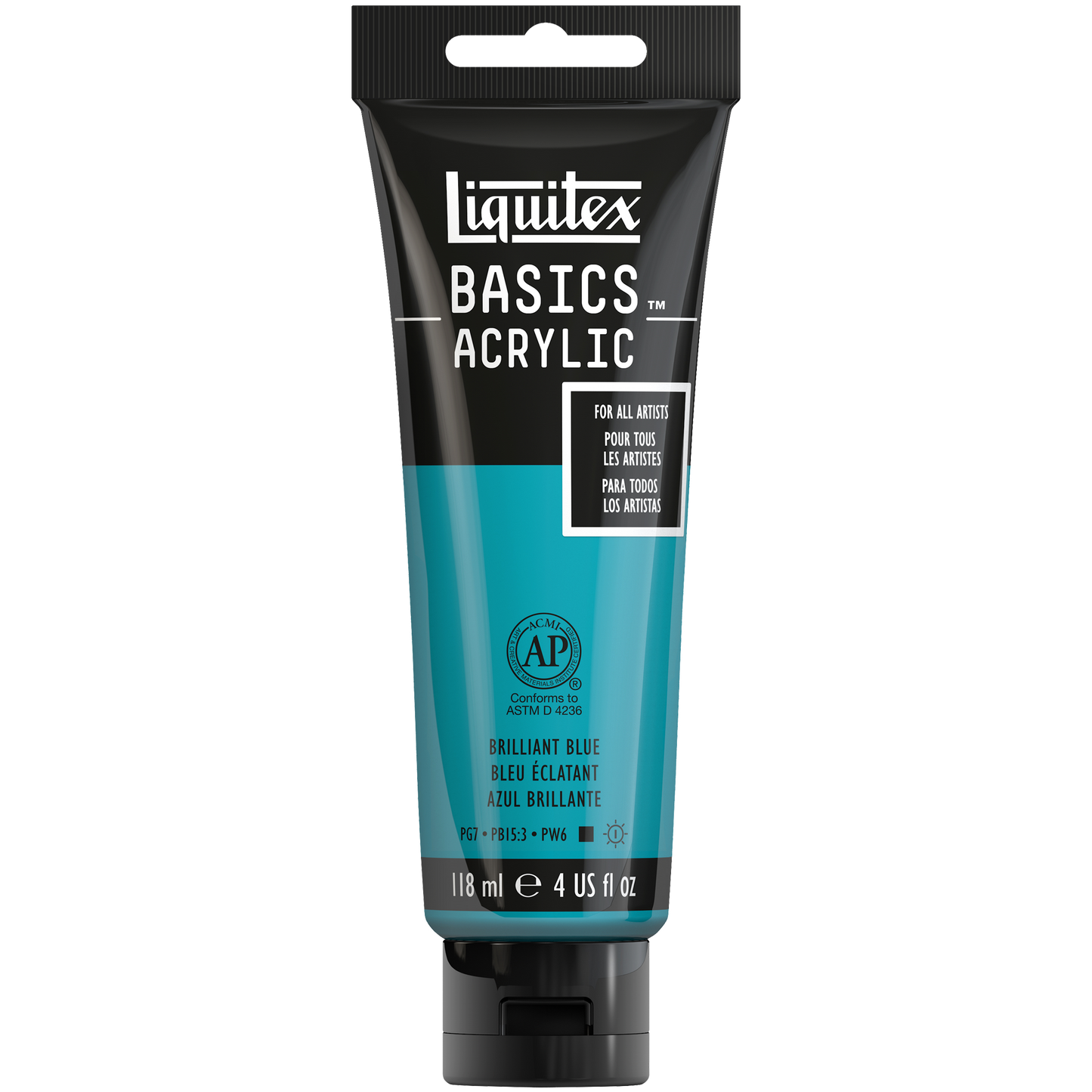 887452031178 Acrilico Liquitex Pintura Acrílica 118 ml Azul Brillante RF 570 Cartel Arte & Papelería