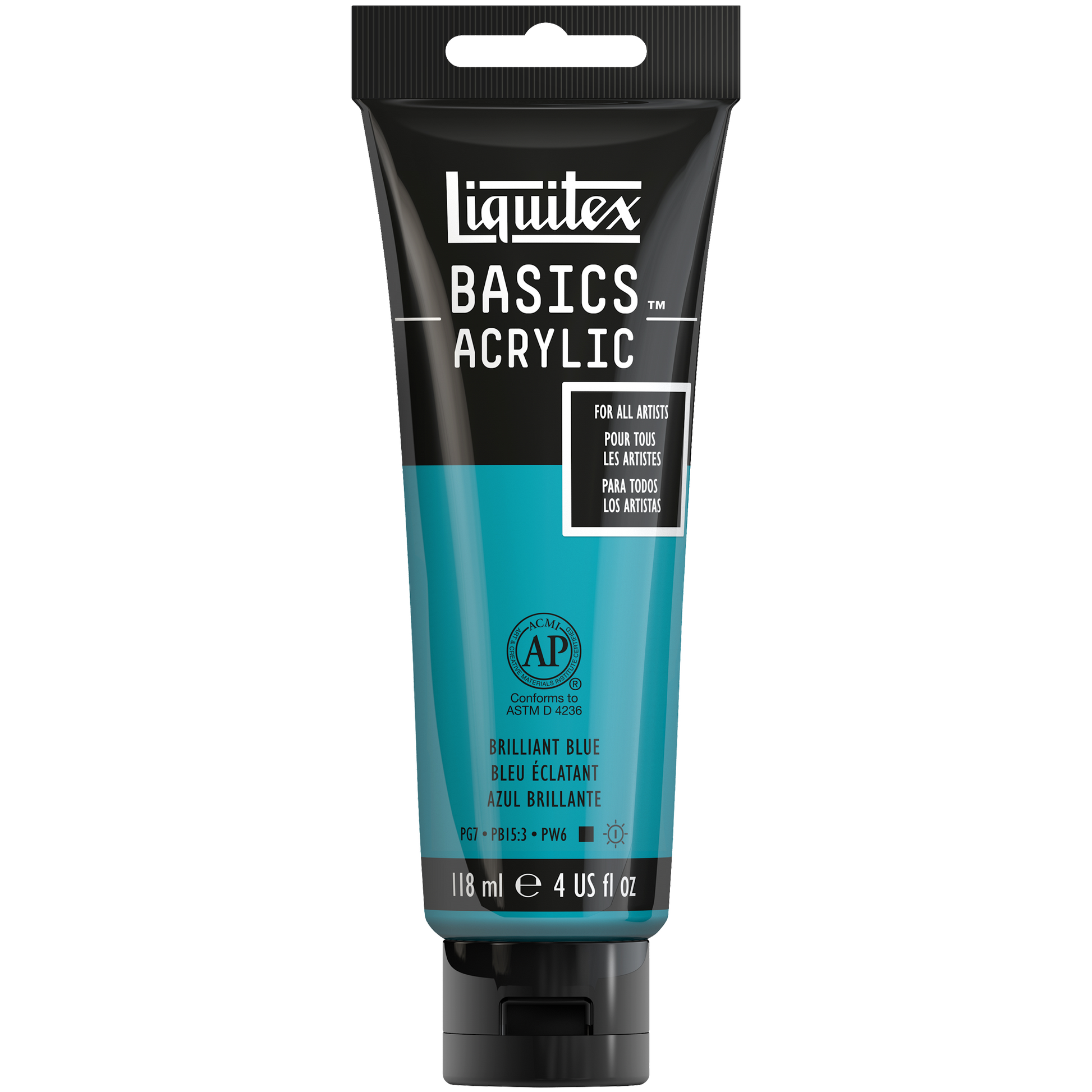 887452031178 Acrilico Liquitex Pintura Acrílica 118 ml Azul Brillante RF 570 Cartel Arte & Papelería