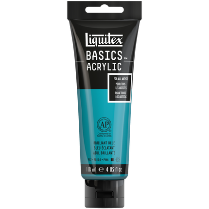 887452031178 Acrilico Liquitex Pintura Acrílica 118 ml Azul Brillante RF 570 Cartel Arte & Papelería