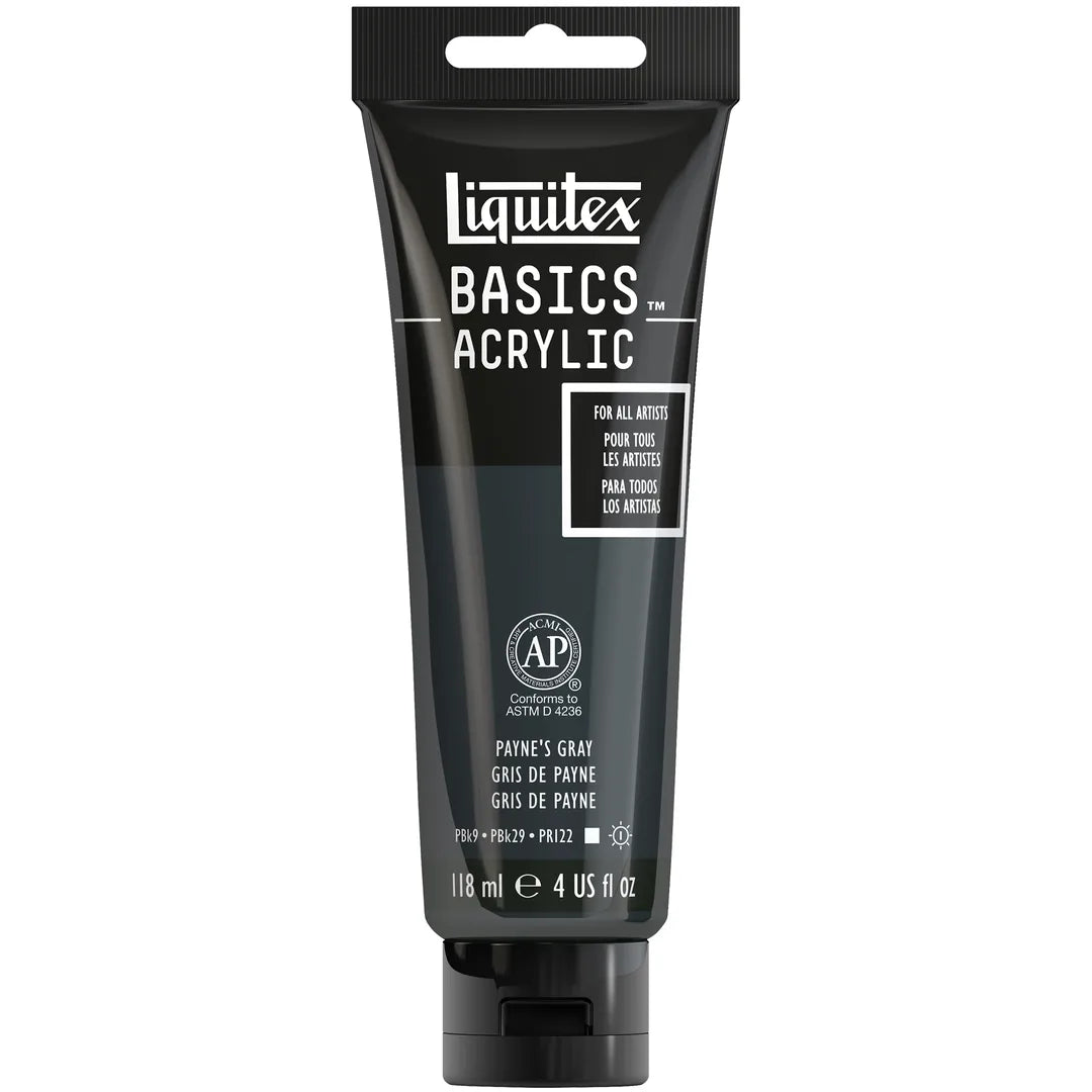 887452031192 Acrilico Liquitex Pintura Acrílica 118 ml Gris De Payne RF 310 Cartel Arte & Papelería