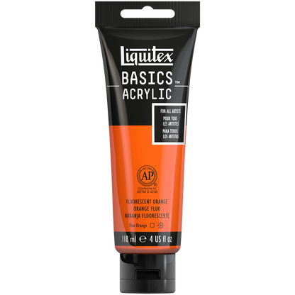 887452031222 Acrilico Liquitex Pintura Acrílica 118 ml Naranja Fluorescente RF 982 Cartel Arte & Papelería