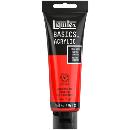 887452031246 Acrilico Liquitex Pintura Acrílica 118 ml Rojo Fluorescente RF 983 Cartel Arte & Papelería