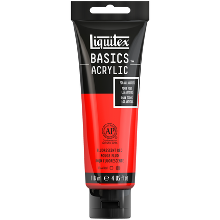 887452031246 Acrilico Liquitex Pintura Acrílica 118 ml Rojo Fluorescente RF 983 Cartel Arte & Papelería