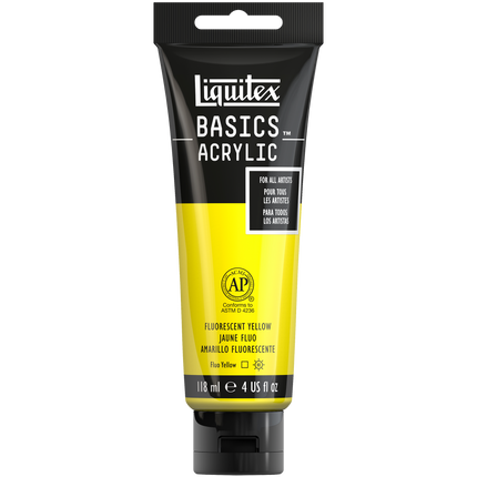 887452031253 Acrilico Liquitex Pintura Acrílica 118 ml Amarillo Fluorecente RF 981 Cartel Arte & Papelería