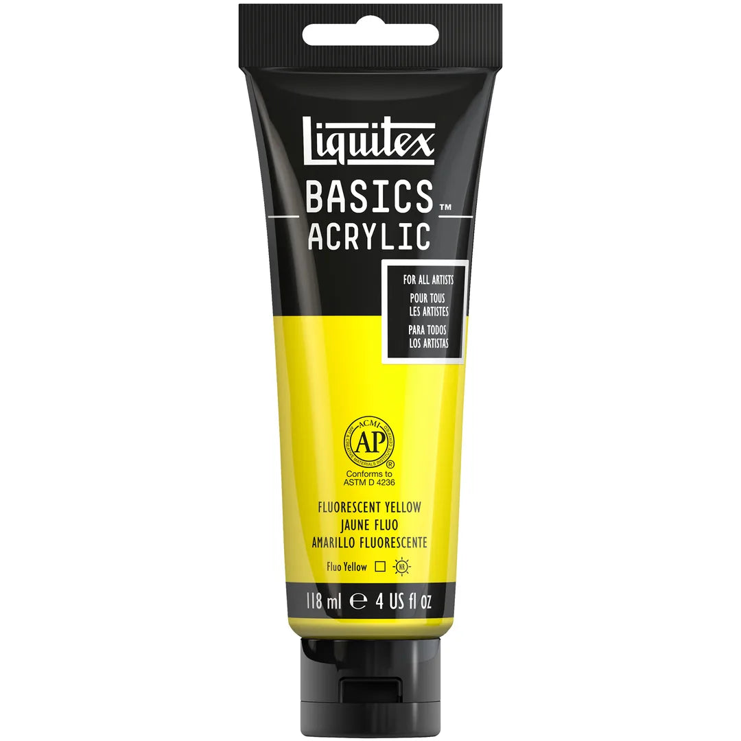 887452031253 Acrilico Liquitex Pintura Acrílica 118 ml Amarillo Fluorecente RF 981 Cartel Arte & Papelería