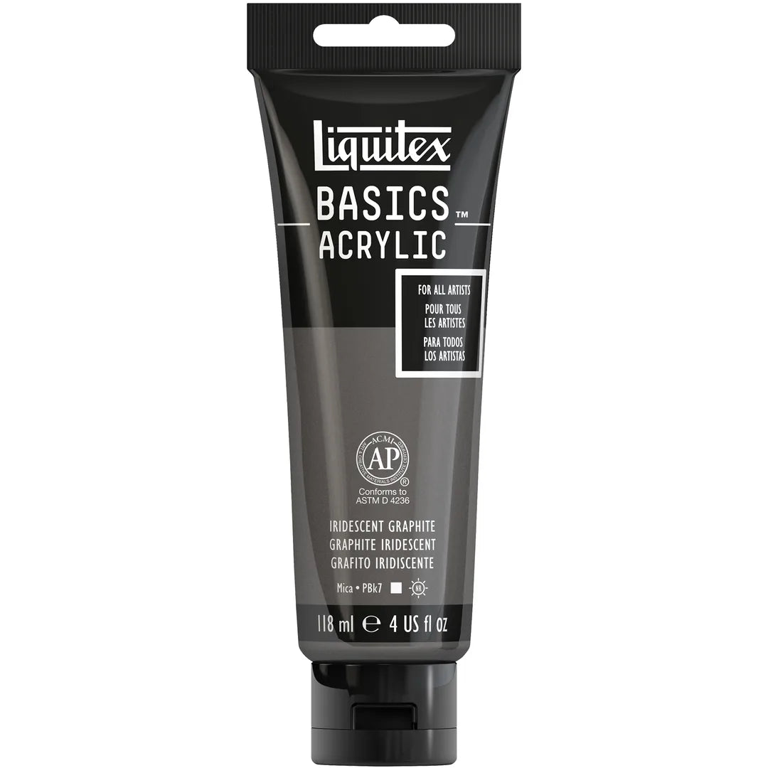 887452031284 Acrilico Liquitex Pintura Acrílica 118 ml Grafito Iridiscente RF 049 Cartel Arte & Papelería