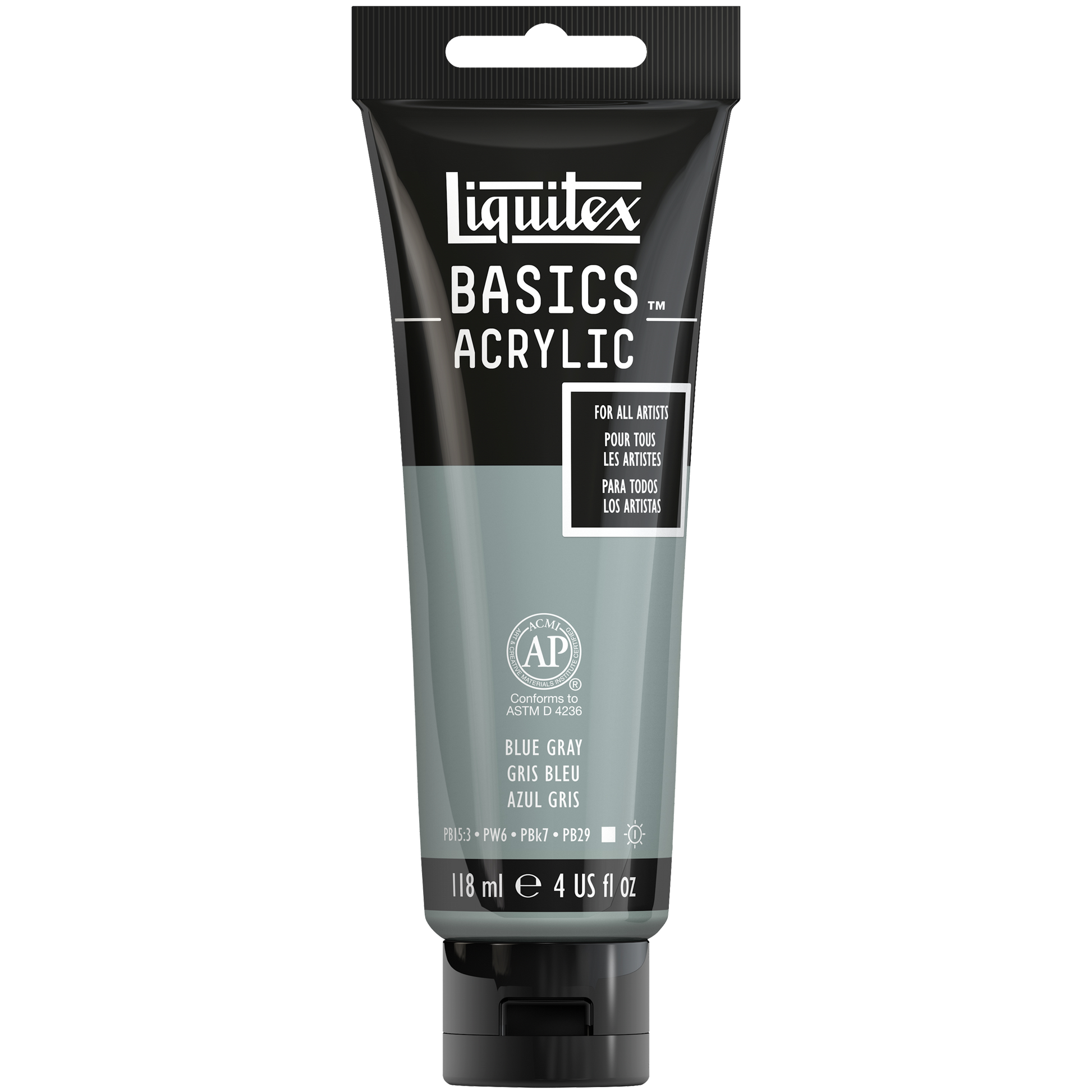 887452031338 Acrilico Liquitex Pintura Acrílica 118 ml Azul Gris RF 310 Cartel Arte & Papelería