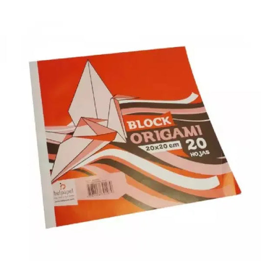Block Origami Surtido BELPAPEL 20 hojas 15x15 cm