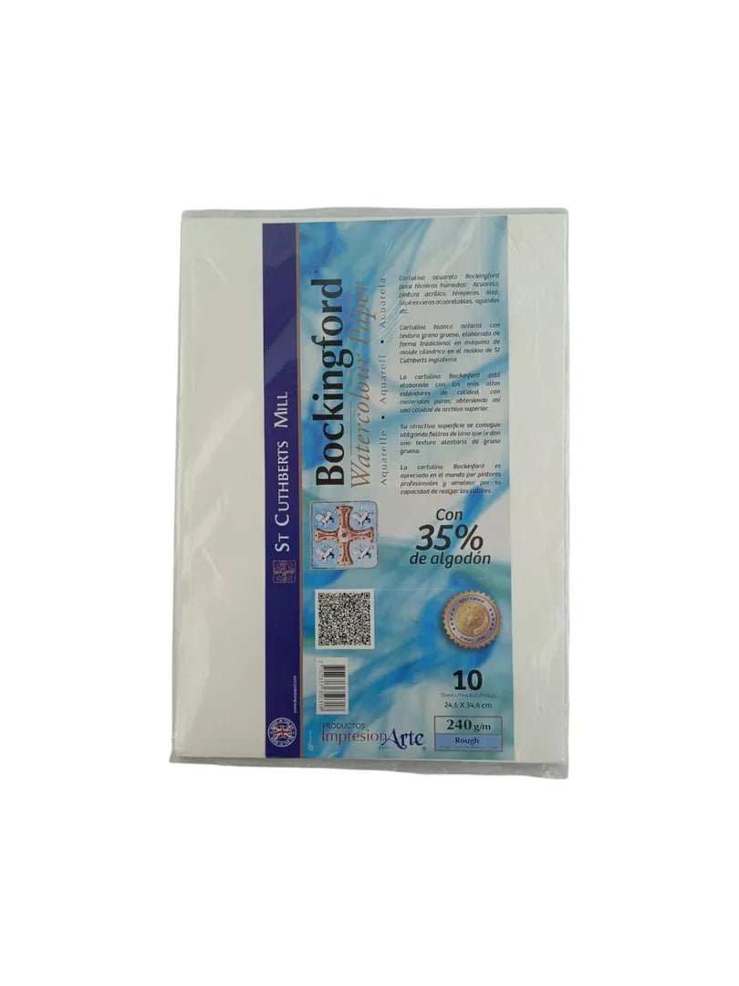 Block acuarela Romano 300gr 1/8 (25 x 35 cm) blanco