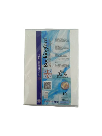 Block acuarela Romano 300gr 1/8 (25 x 35 cm) blanco