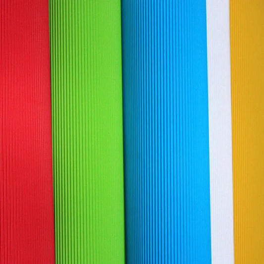 Cartón Microcorrugado variedad de colores y tamaños Cartel