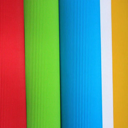 Cartón Microcorrugado variedad de colores y tamaños Cartel